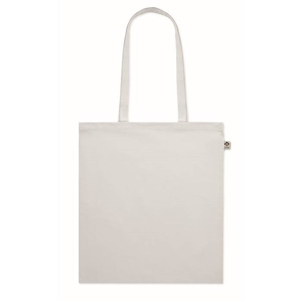 Obrázky: Nákupní taška z bio bavlny, 180g, bílá, Obrázek 2