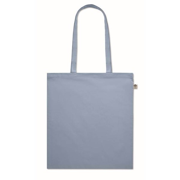 Obrázky: Nákupní taška z bio bavlny, 180g, sv.modrá, Obrázek 2