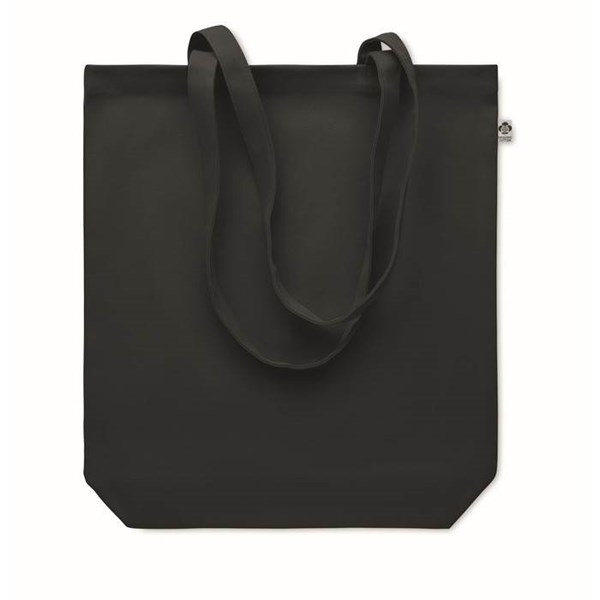 Obrázky: Nákupní taška z organické bavlny 270g, černá, Obrázek 2