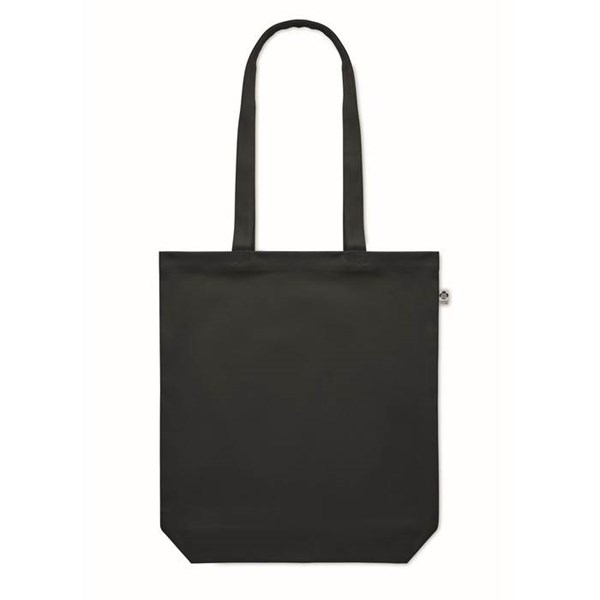 Obrázky: Nákupní taška z organické bavlny 270g, černá, Obrázek 3