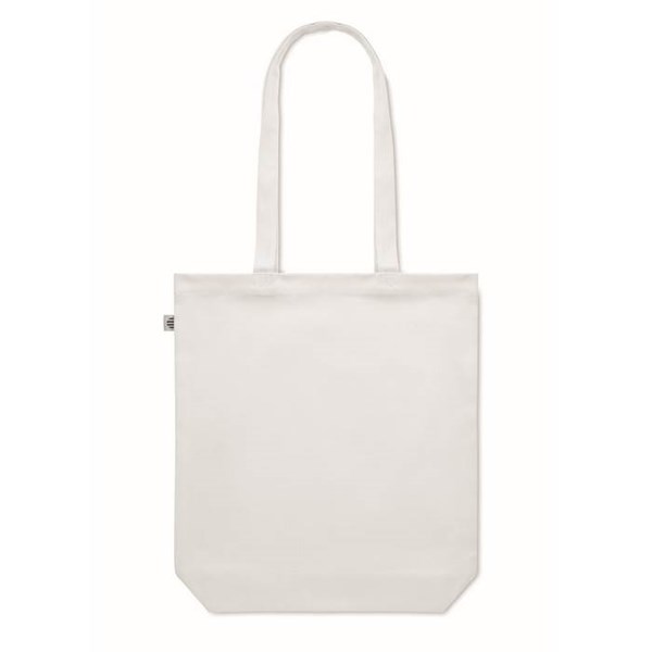 Obrázky: Nákupní taška z organické bavlny 270g, bílá, Obrázek 5