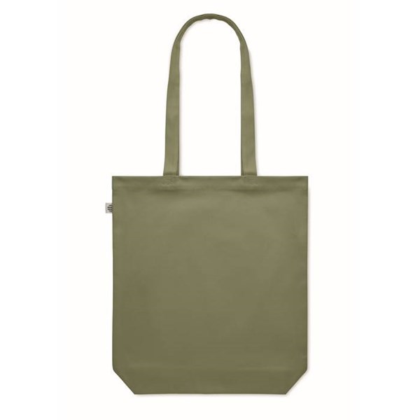 Obrázky: Nákupní taška z organické bavlny 270g, zelená, Obrázek 6