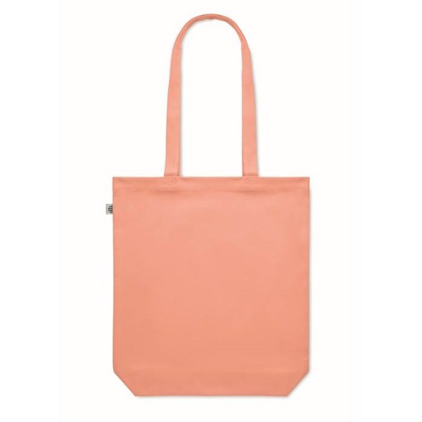Obrázky: Nákupní taška z organické bavlny 270g, oranžová, Obrázek 8