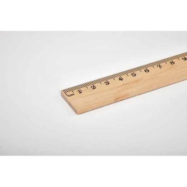 Obrázky: Pravítko z bambusu 30cm, oboustranné - cm/palce, Obrázek 3
