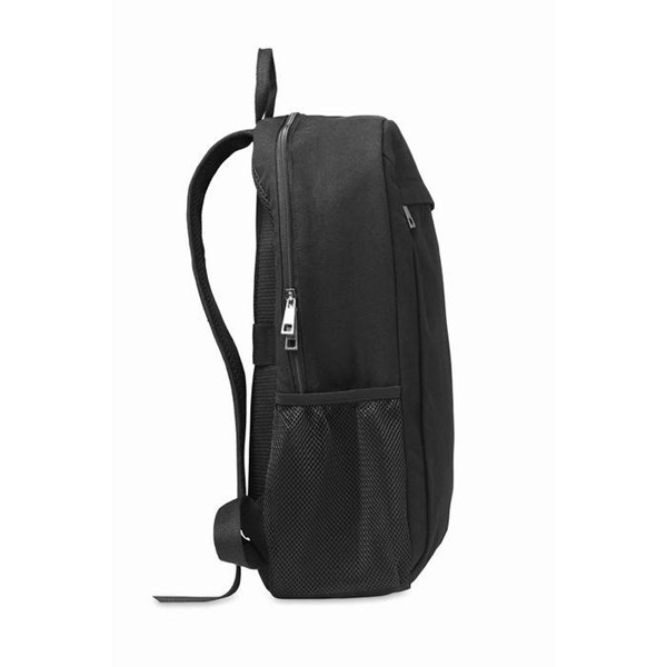 Obrázky: Černý batoh na 15palcový notebook z praného plátna, Obrázek 6