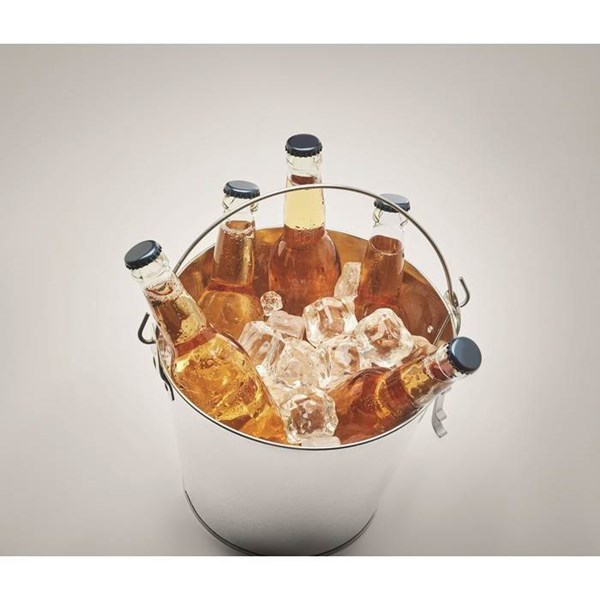 Obrázky: Kovový kbelík na chlazení nápojů, 4 l, Obrázek 7
