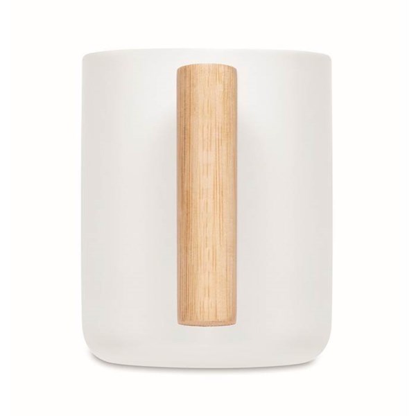 Obrázky: Porcelánový hrnek s bambusovým víčkem a uchem, 380ml, Obrázek 9