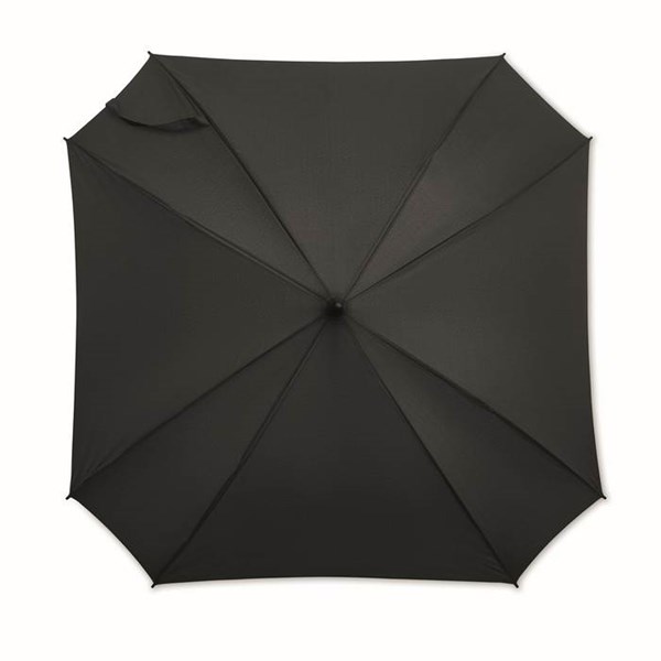 Obrázky: Černý čtvercový automatický deštník, Obrázek 9