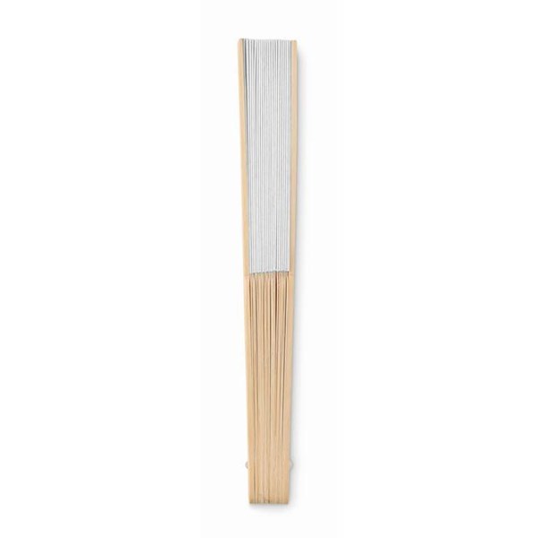 Obrázky: Bílý vějíř z bambusu a papíru, Obrázek 3