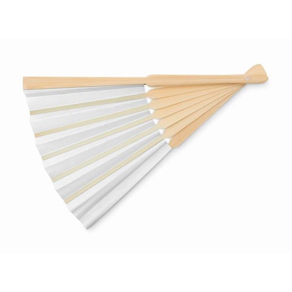 Obrázky: Bílý vějíř z bambusu a papíru, Obrázek 6