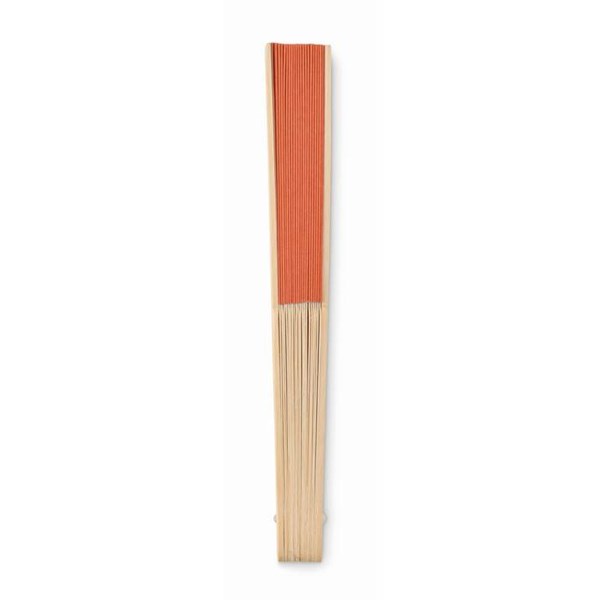 Obrázky: Oranžový vějíř z bambusu a papíru, Obrázek 3