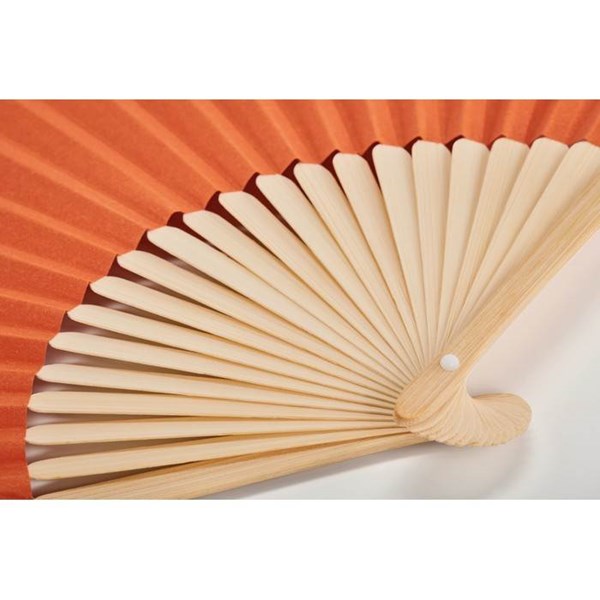 Obrázky: Oranžový vějíř z bambusu a papíru, Obrázek 4