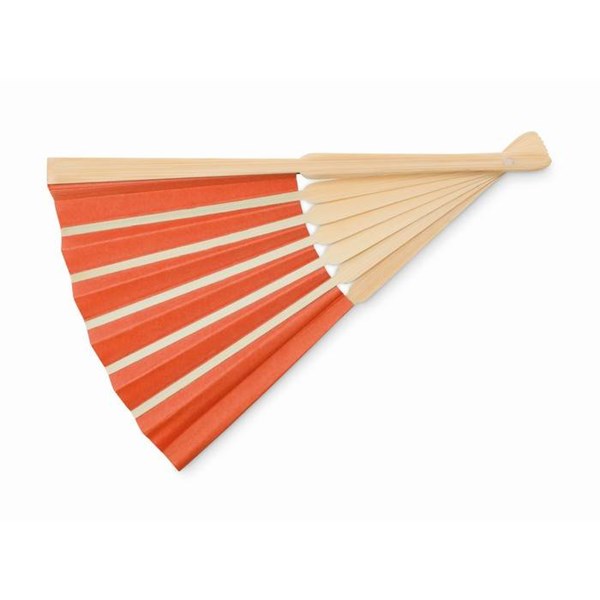 Obrázky: Oranžový vějíř z bambusu a papíru, Obrázek 6