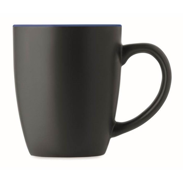 Obrázky: Černo-modrý matný keramický hrnek 290 ml, Obrázek 2