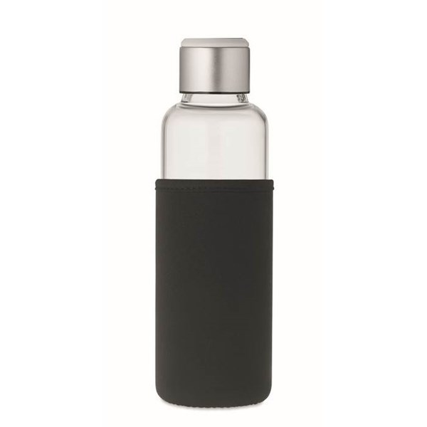 Obrázky: Skleněná láhev 0,5l v černém obalu, pitný režim, Obrázek 7