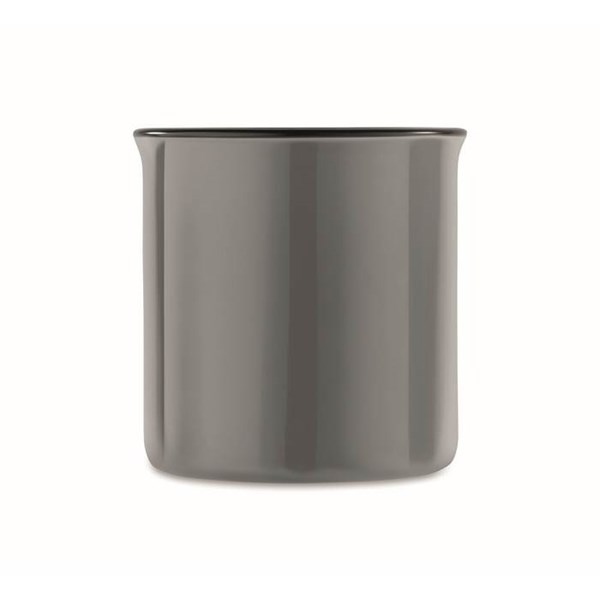 Obrázky: Keramický vintage hrnek 240 ml šedo-bílý, Obrázek 3