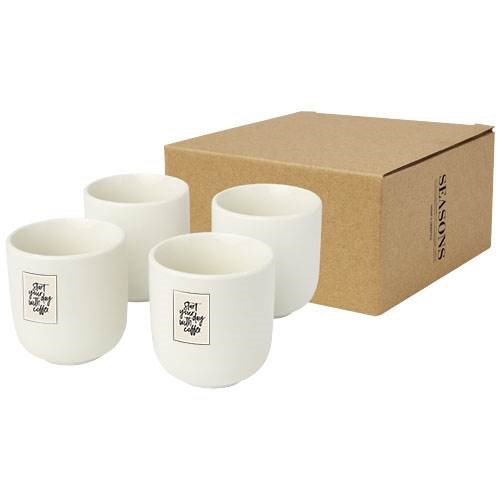 Obrázky: Sada 4ks bílých šálků na espresso 90 ml, Obrázek 7