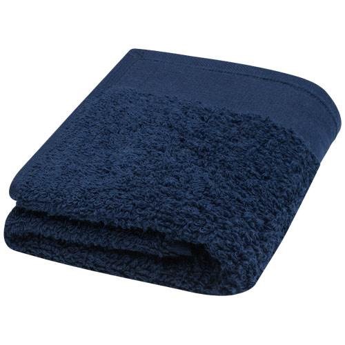 Obrázky: Modrý ručník 30x50cm, gramáž 550 g
