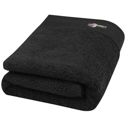 Obrázky: Černý ručník 50x100 cm, gramáž 550 g, Obrázek 3