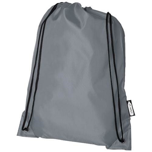 Obrázky: Stahovací batoh z recyklovaných PET šedá