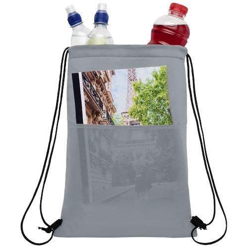 Obrázky: Šedá chladicí taška/batoh na 12 plechovek, Obrázek 3