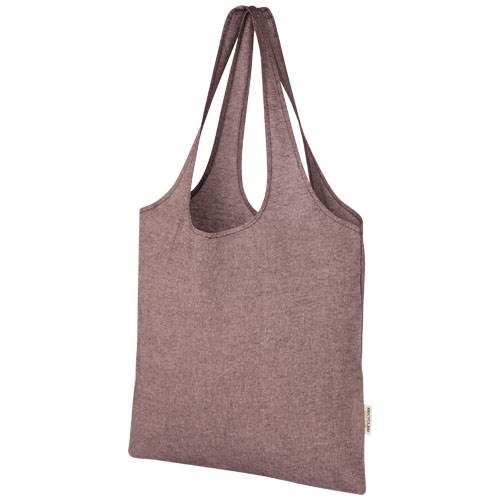 Obrázky: Nákupní taška z rec. bavlny 150 g, bordó