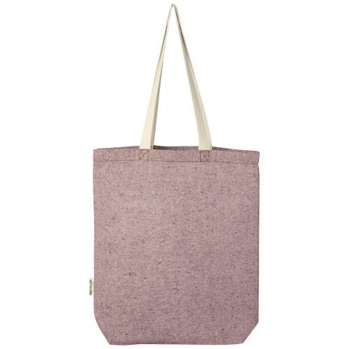 Obrázky: Nákup. taška-kapsa 150 g, rec. bavlna, bordó, Obrázek 2