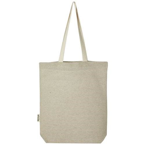 Obrázky: Nákup. taška-kapsa 150g,rec. bavlna,přírodní/černá, Obrázek 2