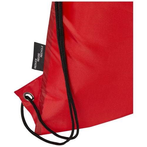Obrázky: Recyklovaný červený skládací batoh s přední kapsou, Obrázek 5