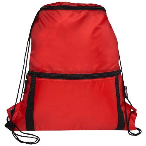 Obrázky: Recyklovaný červený skládací batoh s přední kapsou, Obrázek 9