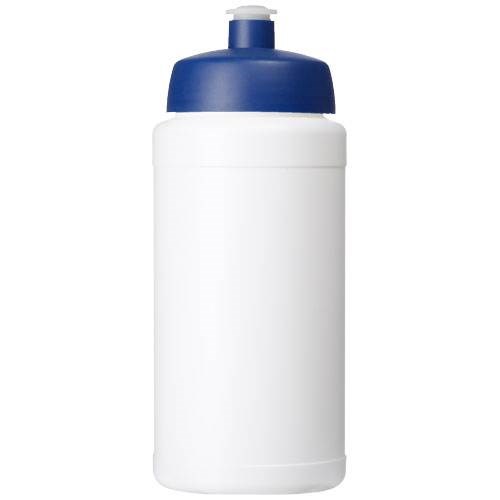 Obrázky: Sportovní láhev 500 ml, bílá, modré víčko, Obrázek 2