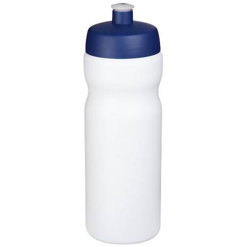 Obrázky: Sportovní láhev 650 ml, bílá, modré víčko, Obrázek 1