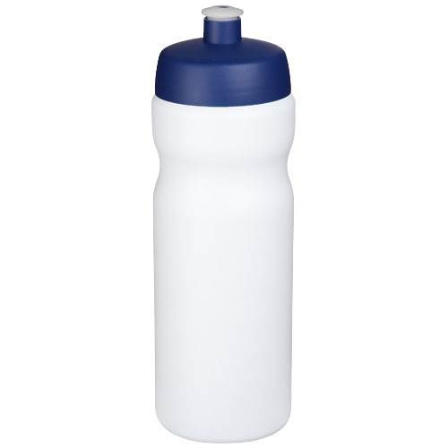 Obrázky: Sportovní láhev 650 ml, bílá, modré víčko