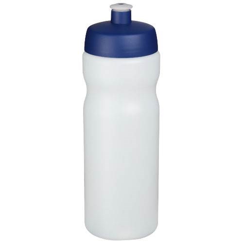 Obrázky: Sportovní láhev 650 ml, průhledná, modré víčko, Obrázek 1