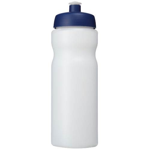 Obrázky: Sportovní láhev 650 ml, průhledná, modré víčko, Obrázek 2