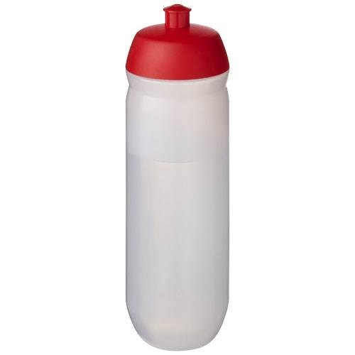 Obrázky: Sportovní láhev 750 ml, průhledná, červené víčko