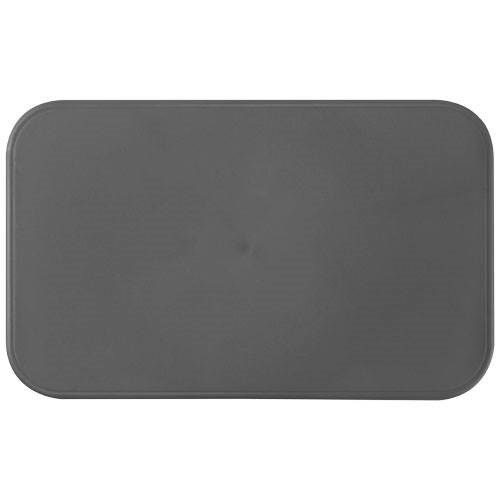 Obrázky: Dvoupatrová obědová krabička 2x700 ml, bílá/šedá, Obrázek 4