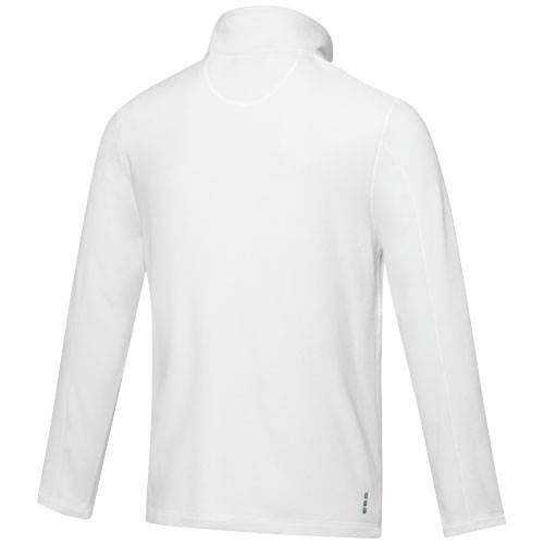Obrázky: Pánská fleecová bunda ELEVATE Amber, bílá, XL, Obrázek 3