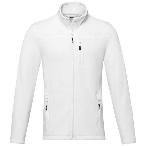 Obrázky: Pánská fleecová bunda ELEVATE Amber, bílá, S, Obrázek 4