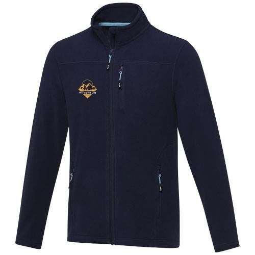 Obrázky: Pánská fleecová bunda ELEVATE Amber, tm.modrá, XL, Obrázek 5