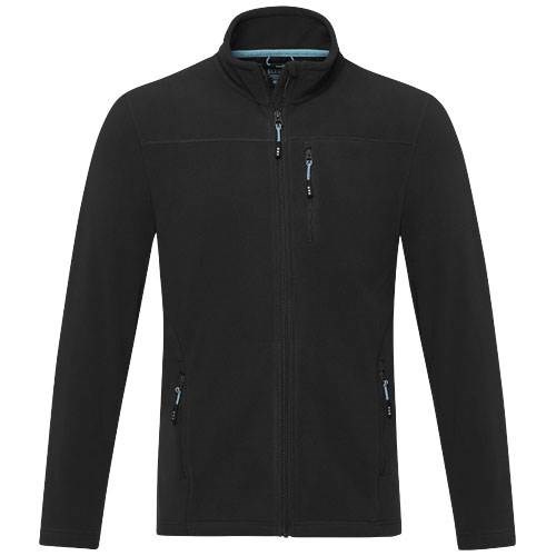 Obrázky: Pánská fleecová bunda ELEVATE Amber, černá, XL, Obrázek 4