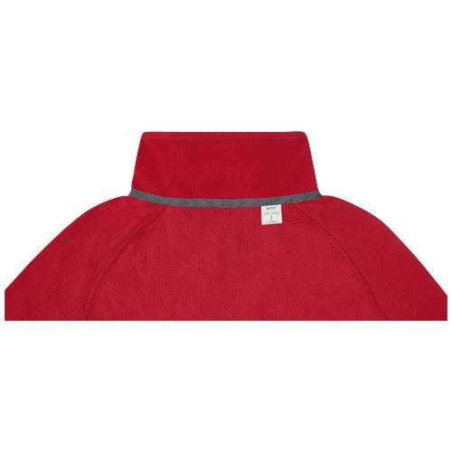 Obrázky: Zelus pánská fleecová bunda ELEVATE červená XL, Obrázek 4