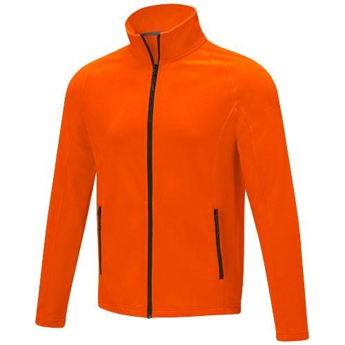 Obrázky: Zelus pánská fleecová bunda ELEVATE oranžová M