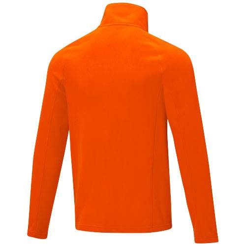 Obrázky: Zelus pánská fleecová bunda ELEVATE oranžová XXL, Obrázek 3