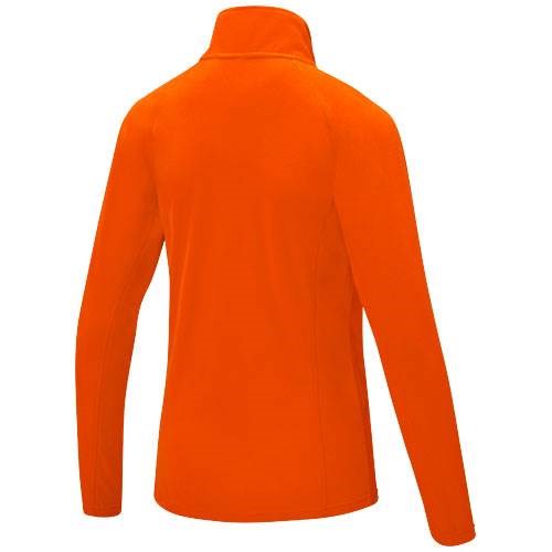 Obrázky: Zelus dámská fleecová bunda ELEVATE oranžová XXL, Obrázek 3