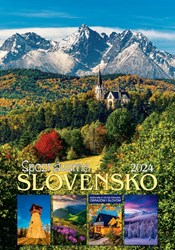 Obrázky: SPOZNÁVAME SLOVENSKO, nástenný kalendár 340x485 mm,špirála