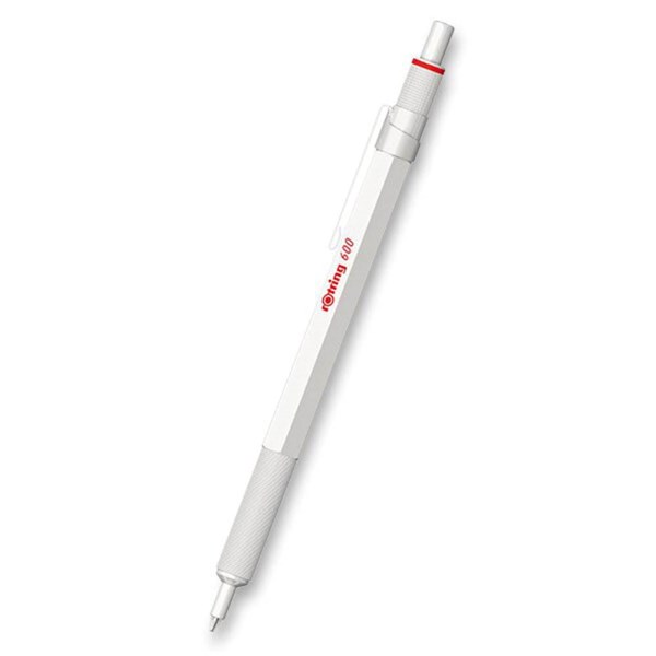 Obrázky: Kuličkové pero ROTRING 600 Pearl White (M, black)