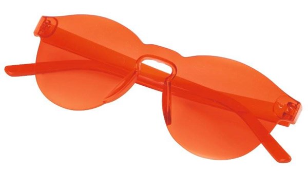 Obrázky: Trendy sluneční brýle bez obrouček, oranžové, Obrázek 1
