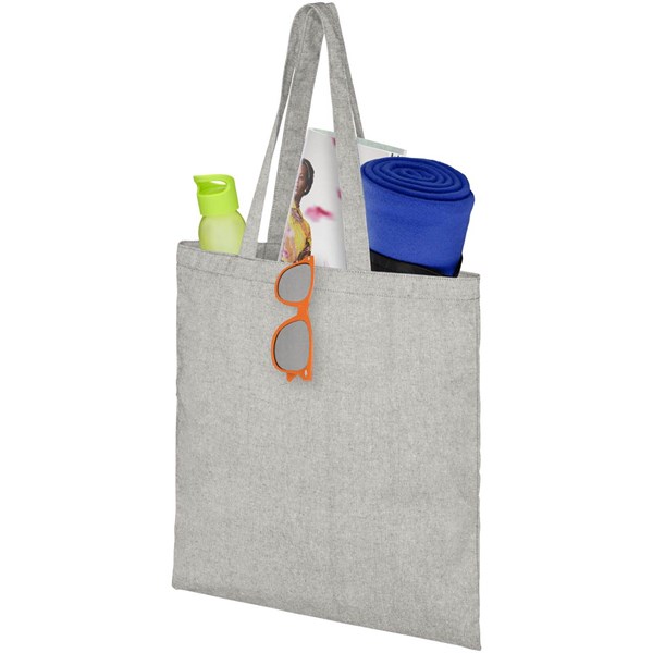 Obrázky: Šedá taška z recyklované bavlny 150 g/m², Obrázek 3