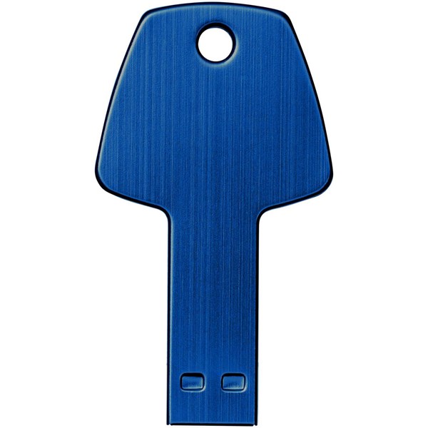 Obrázky: Nám. modrý hliník. USB flash disk 32GB, tvar klíče, Obrázek 2